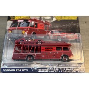 2025 Hot Wheels Premium Team Transport FERRARI 250 GTO & FIAT 642 RN2 BARTOLETTI